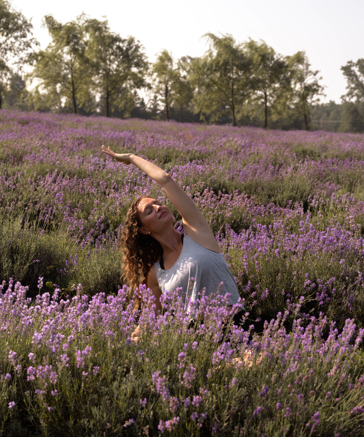 Du yoga au coeur des champs de lavande