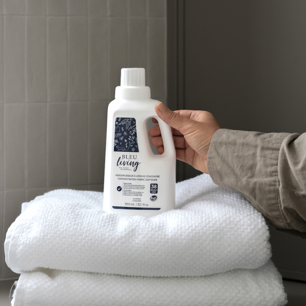 Assouplissant pour la lessive à la lavande