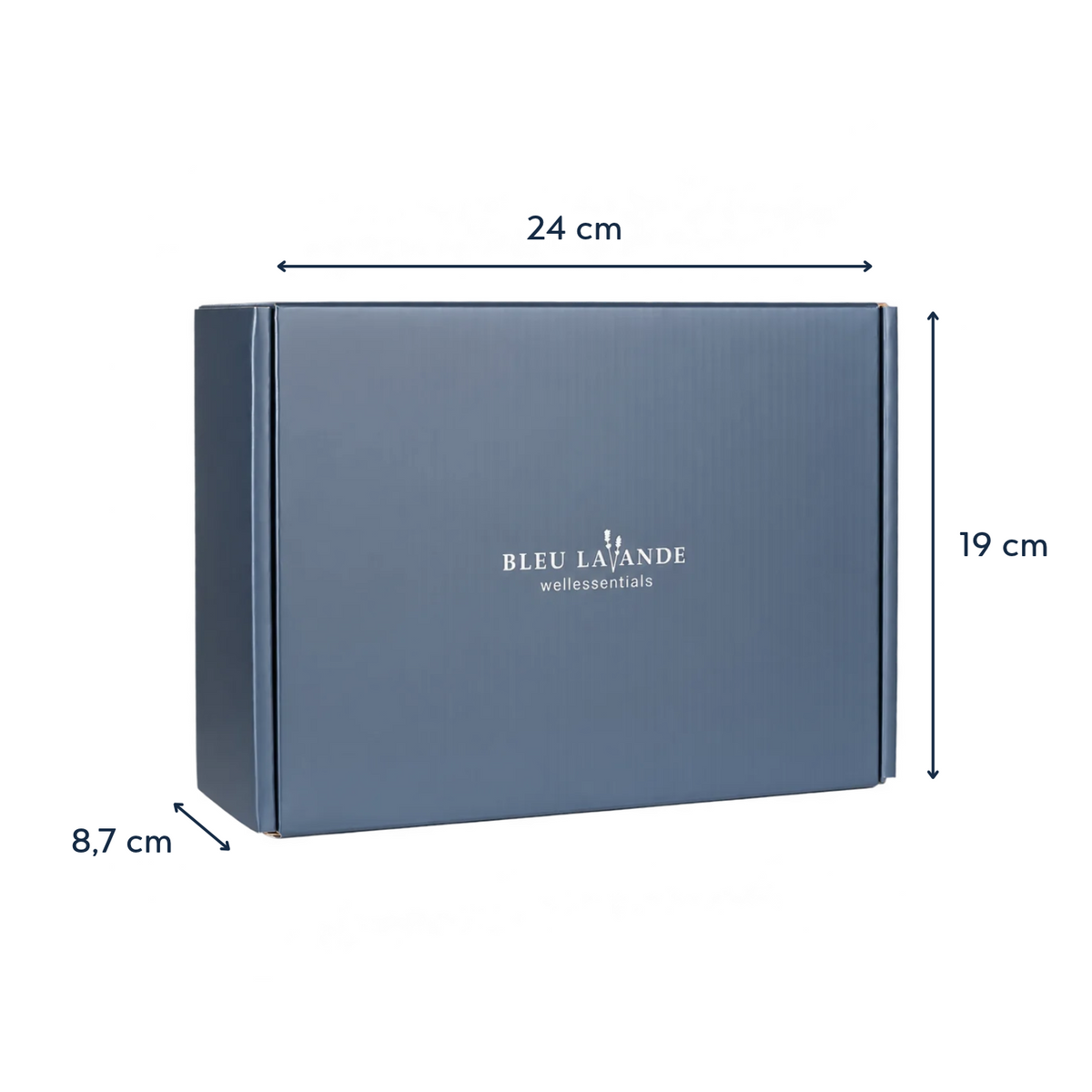 Dimensions de la boîte-cadeau Bleu Lavande