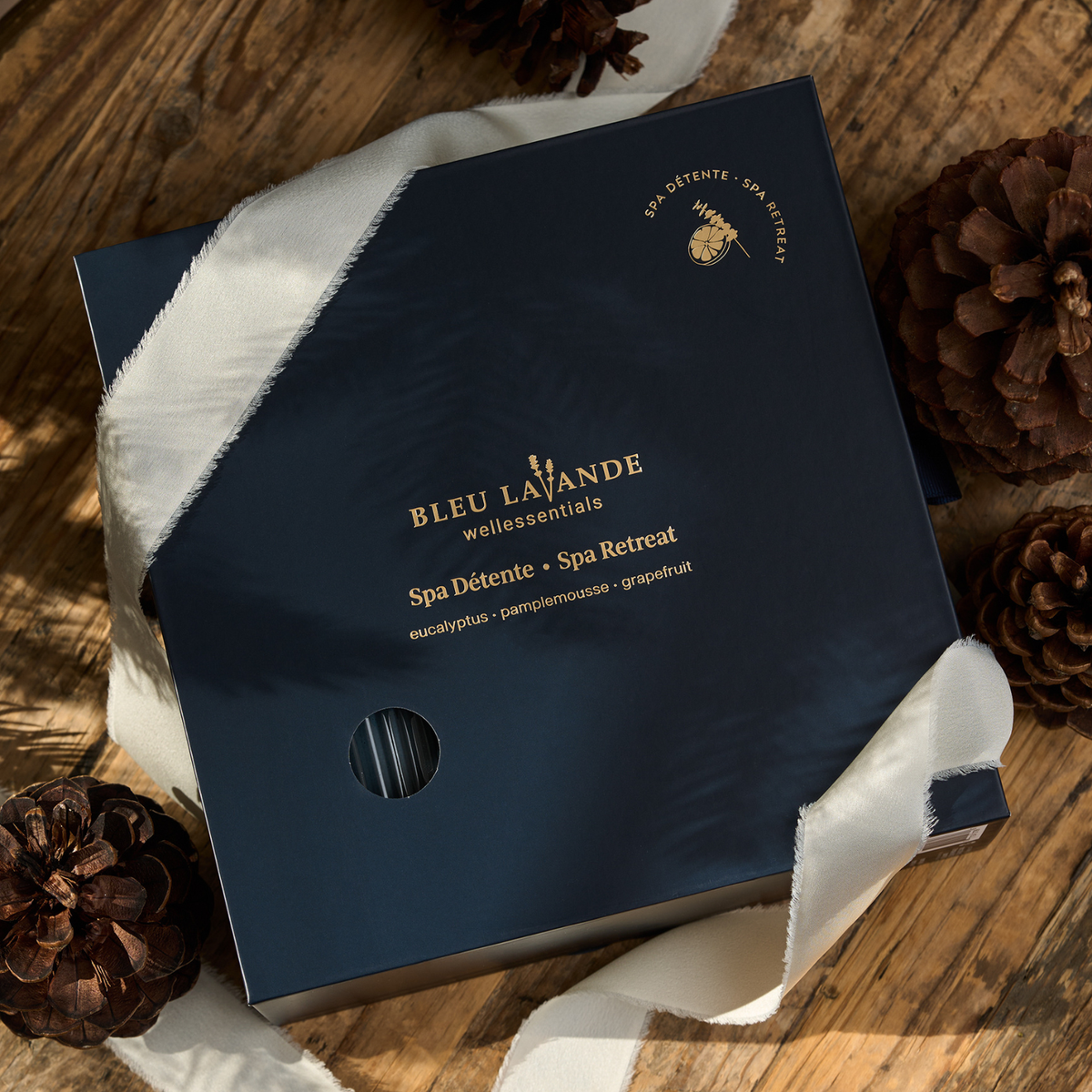 Coffret-cadeau Spa détente de l'entreprise québécoise Bleu Lavande