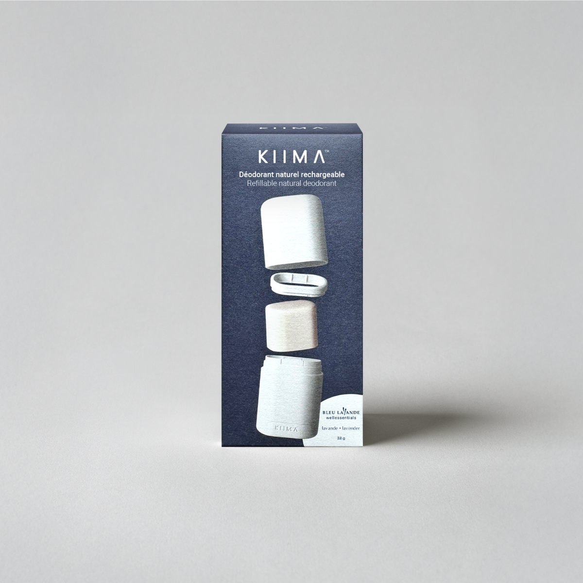 Déodorant naturel rechargeable Bleu Lavande x Kiima