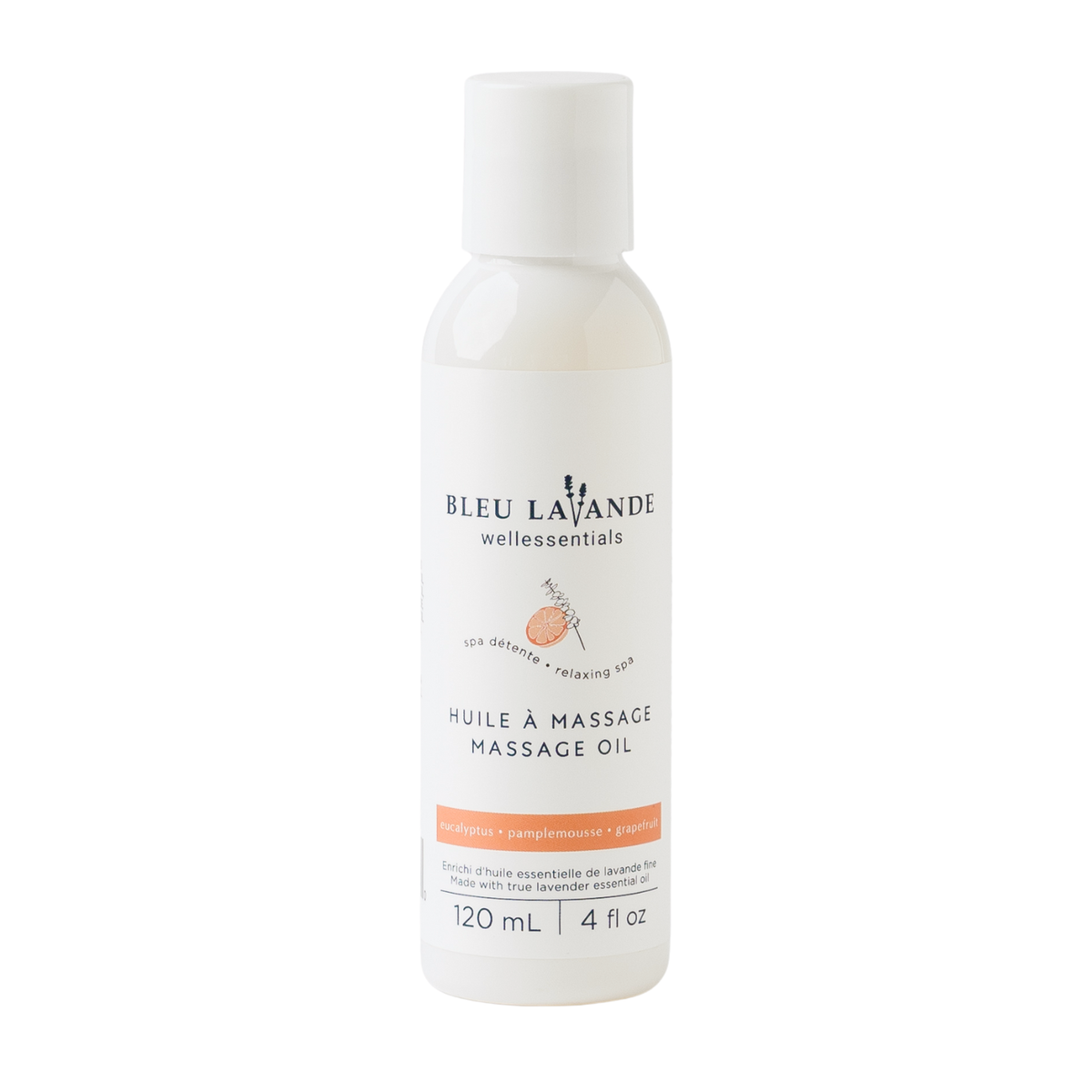 Huile à massage eucalyptus et pamplemousse Spa détente