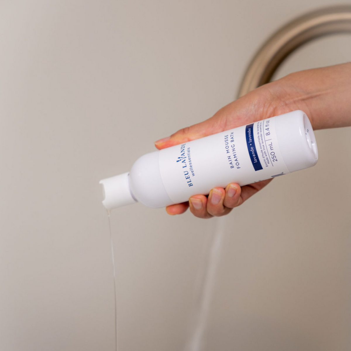 Produit bain mousse lavande avec aloès hydratant