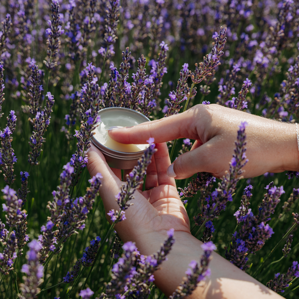 Baume onctueux et ultra hydratant pour la peau sèche et craquelée enrichi d'huile essentielle de lavande fine