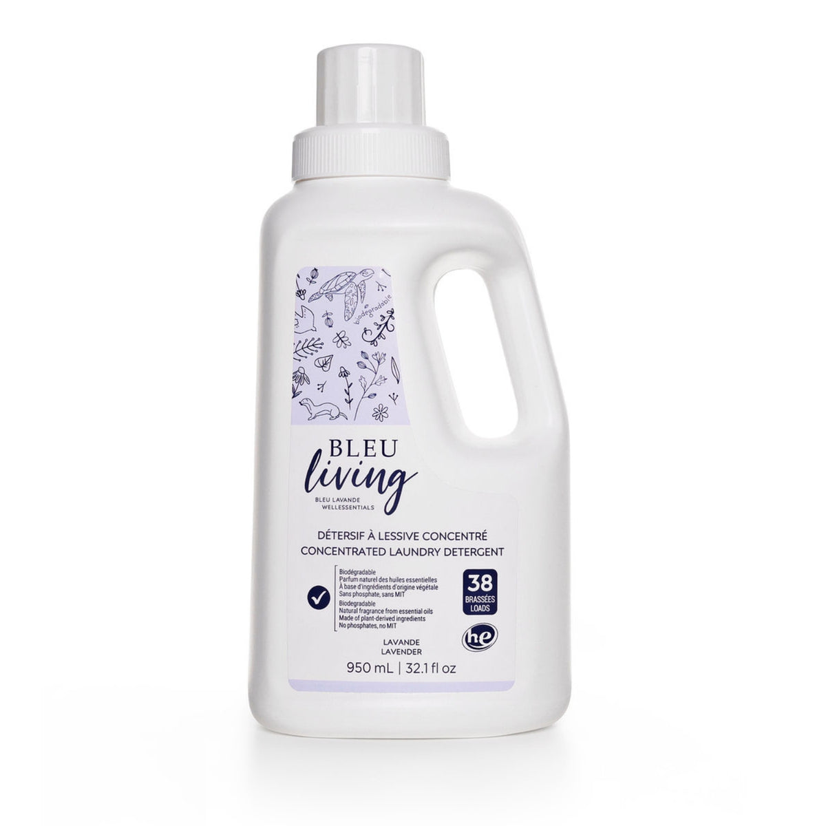 Détersif à lessive concentré à la lavande Bleu Living 950 ml