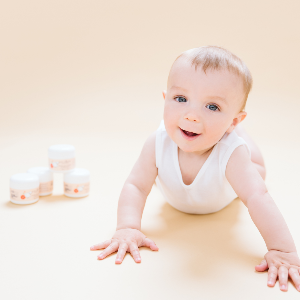 Baume de change de couche pour bébé naturel et doux