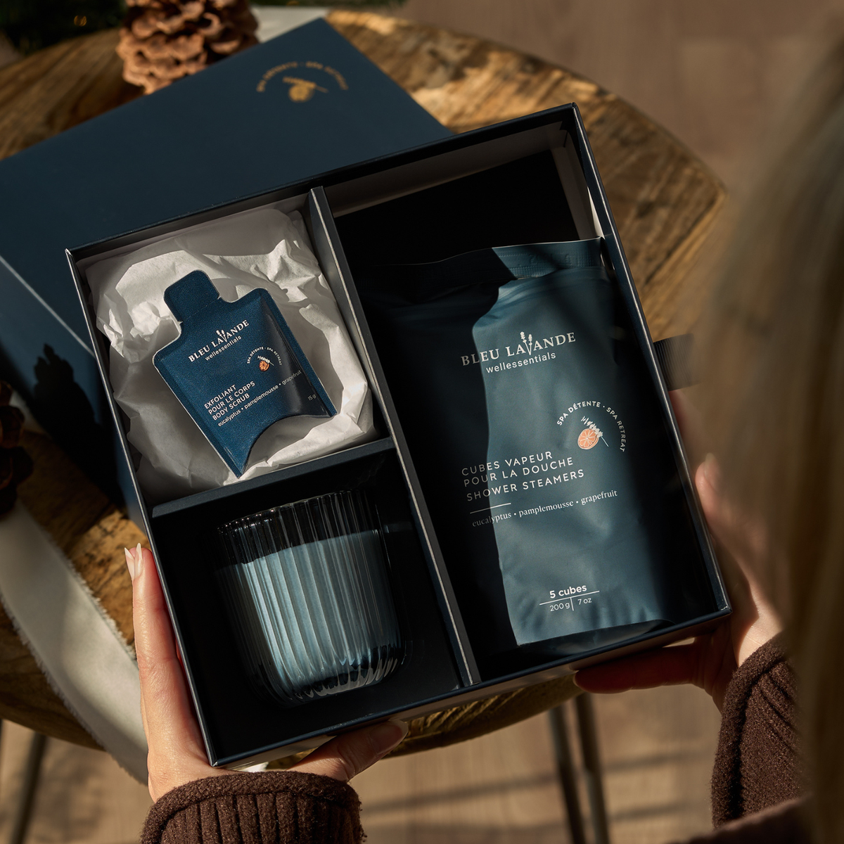 Ensemble-cadeau québécois Spa détente eucalyptus et pamplemousse