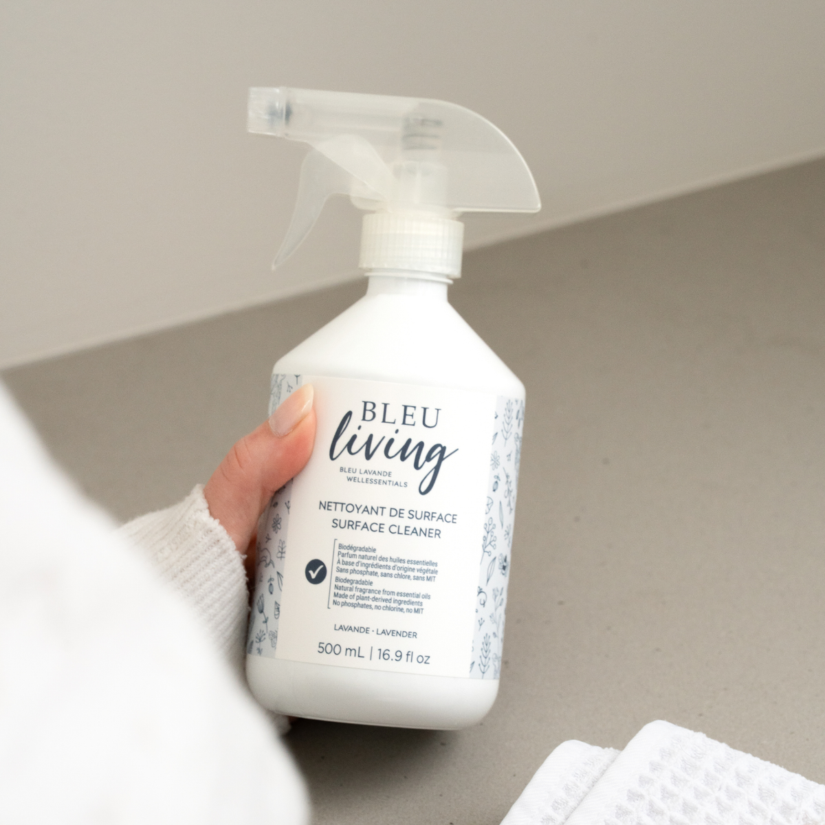 Nettoyant pour les surfaces à la lavande naturelle